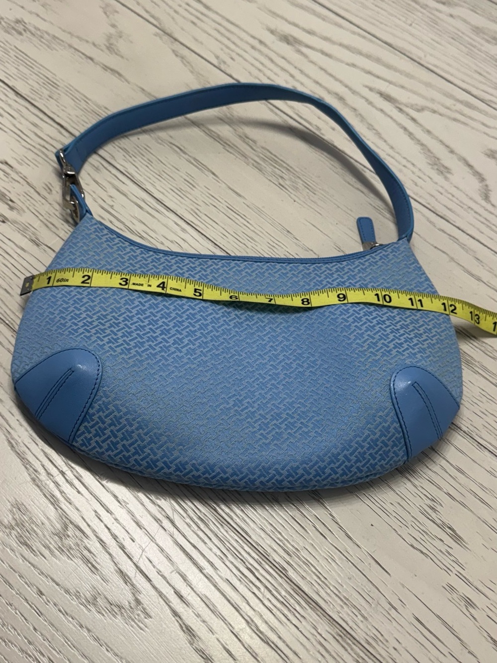 Talbots Light Blue Hobo Shoulder Bag - Picture 3 of 9